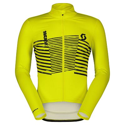 Превью  Велоджерси с длинным рукавом SCOTT RC Team Warm Graphics Sulphur Yellow